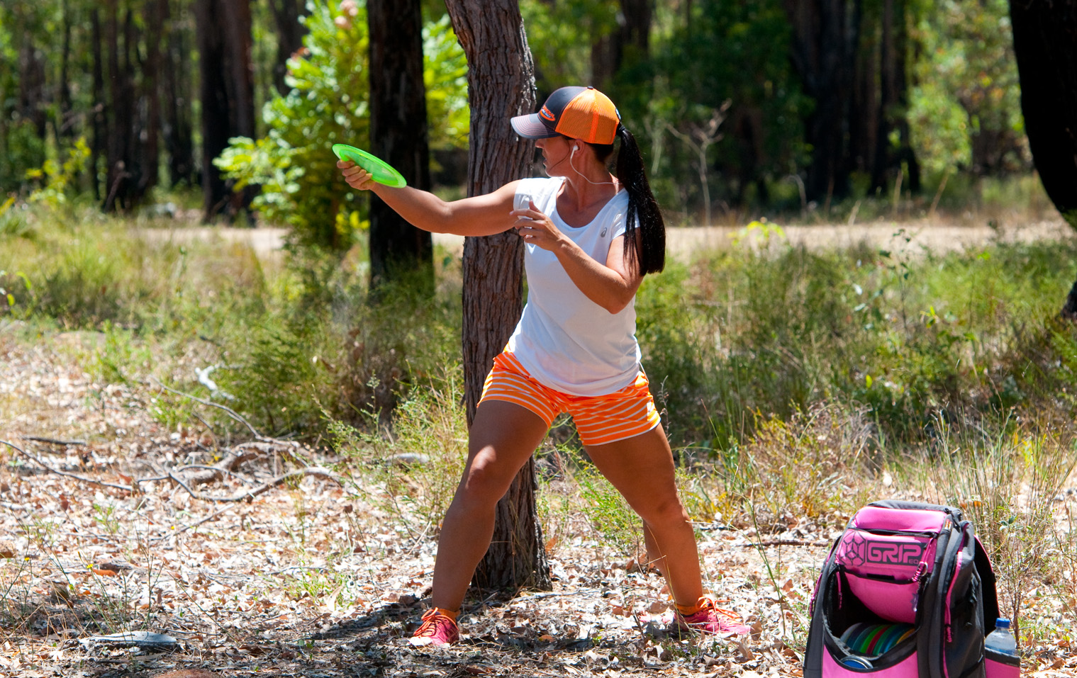 Jennifer lining up 2nd rescue shot on 12 smaller